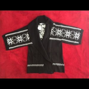 Alfred Sung Pure Luxe open cardigan. New with tag.